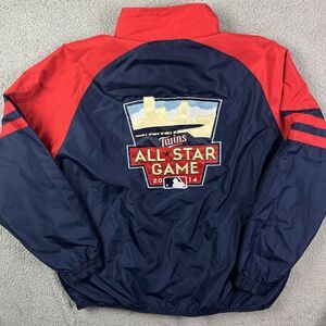 Minnesota Twins All Star‎ Game 2014 Windbreaker Jacket MLB Baseball Coat XXL